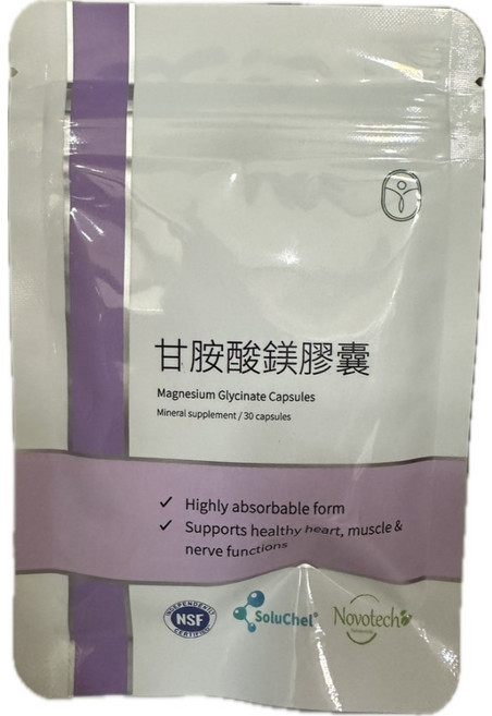 德創 甘胺酸鎂膠囊 高單位螯合鎂, 1個