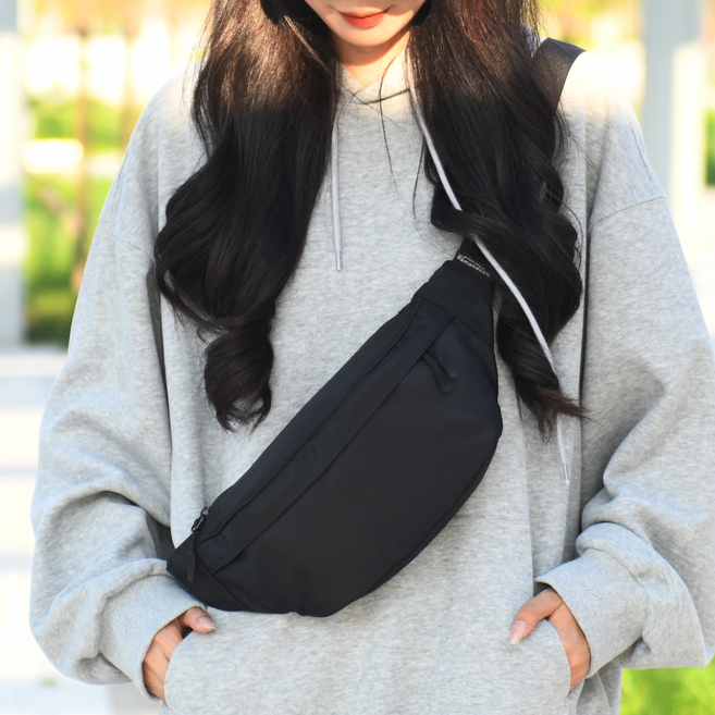 [담솜온] 솜뉴 힙색 슬링백 크로스백 메신저백 방수 여행용 남녀공용 담앤드솜