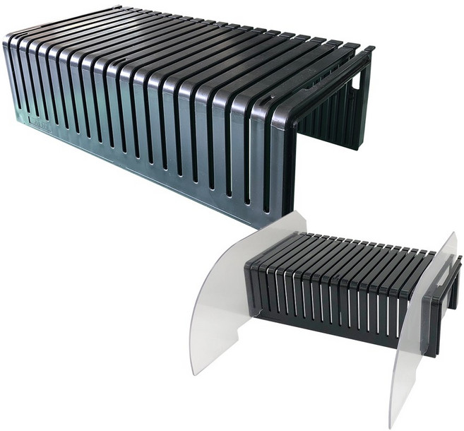 [위드정우] 사각더미 쇼케이스 진열구, 30개, 블랙