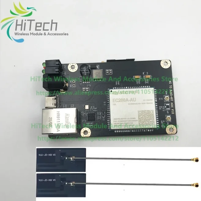 재고 있음! Quectel EC200A-EU LTE CAT4 모듈 4G TO RJ45 개발 보드 100M 이더넷 포트 12V 전압, 01 EC200A-AU