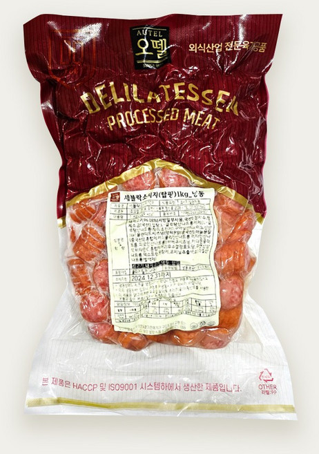 오뗄 세블락 소시지탑핑 1kg, 1개