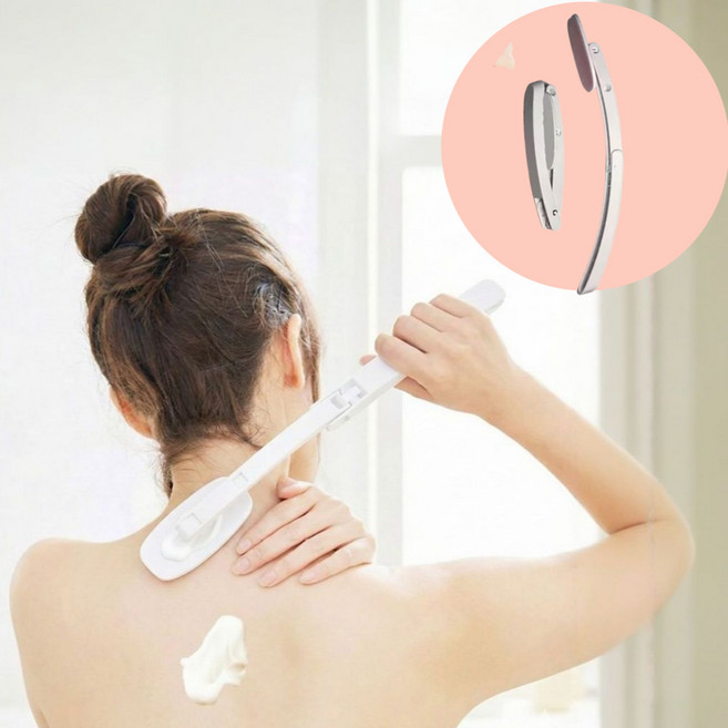 [혼삶필수] 애니윙 등쓱도우미 등로션 바르기 도구, 1개, 1세트, 화이트, 핑크