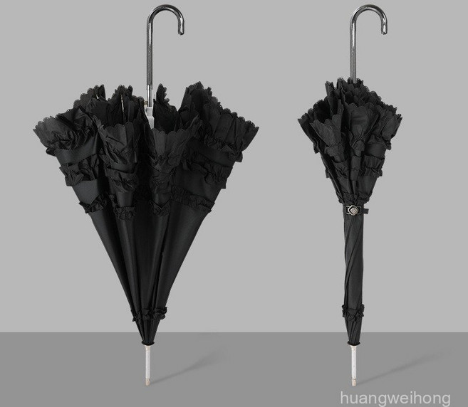 장양산 예쁜양산 레이스 프릴 웨딩 촬영 소품 공주우산 아치