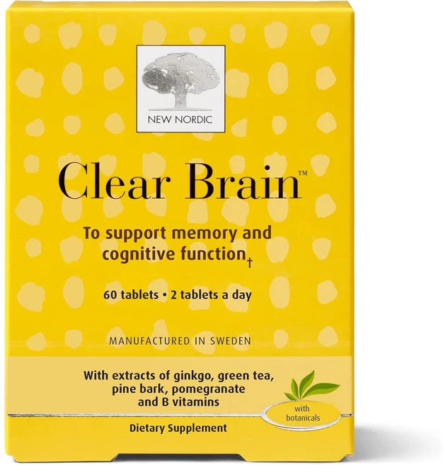 뉴노르딕 클리어 브레인 타블렛, 1개, 60정 - 쿠팡