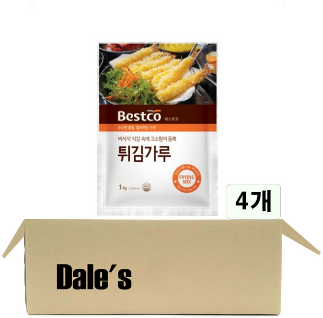 데일즈기획 대상 베스트코 튀김가루, 8개, 1kg