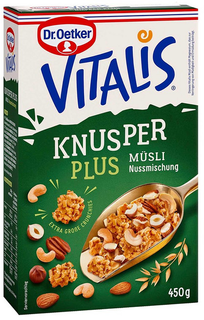 닥터오트커 비탈리스 크런치 뮤즐리 넛 믹스 450g, 1개