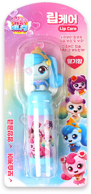 캐치티니핑 립케어 딸기향, 3.8g, 1개, 샤샤핑