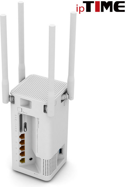 ipTIME 유무선 공유기, AX2004M(화이트), 1개