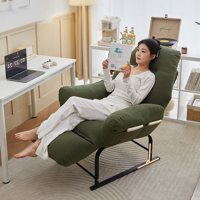 FONOW 1인용리클라이너 사랑받는 무중력 1인 소파, F-녹색