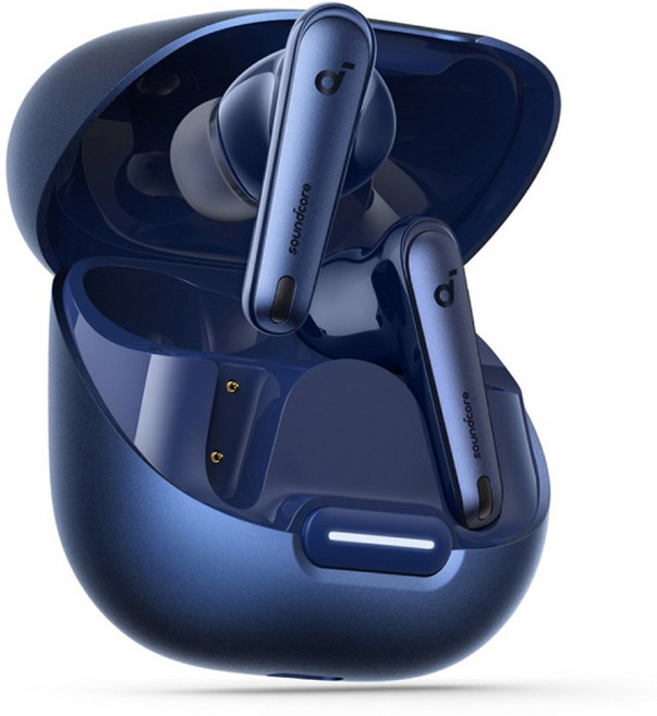 앤커 사운드코어 리버티4 NC 무선 이어폰, A3947Z31, 네이비 블루
