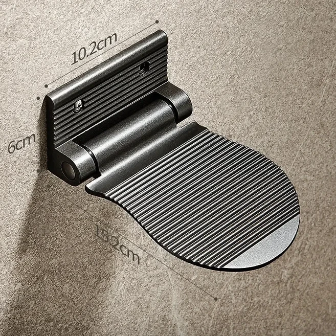 프리미엄 벽걸이형 발판 스탠드 안전 미끄럼 방지 임산부 노인 샤워 세척용, 01 G2