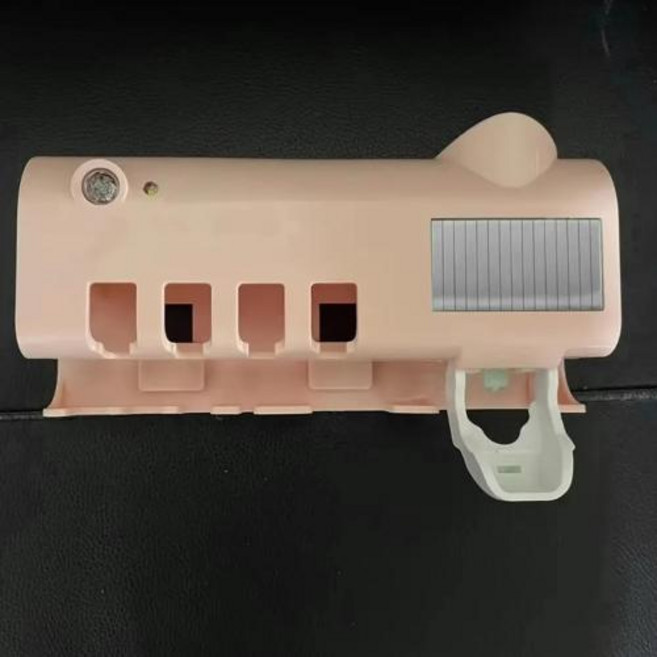 1pc UV 살균 칫솔 홀더 - 위생적인 ​​치과 치료를 위한 UV 살균 기능이 있는 전문 칫솔 주최자, 6)pink colour