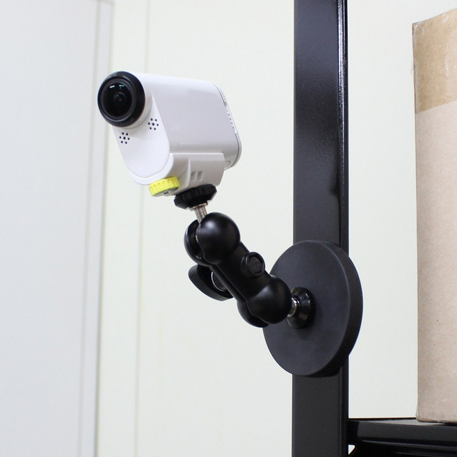 카메라 자석 볼헤드 매직암 거치대 마운트 CCTV 홈캠 액션캠, 1개