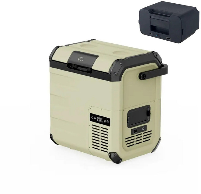 iO 探索者G系列 行動冰箱 iG180L 冷藏冷凍 35W 18L, 18L冰箱(附車充)+電池X1