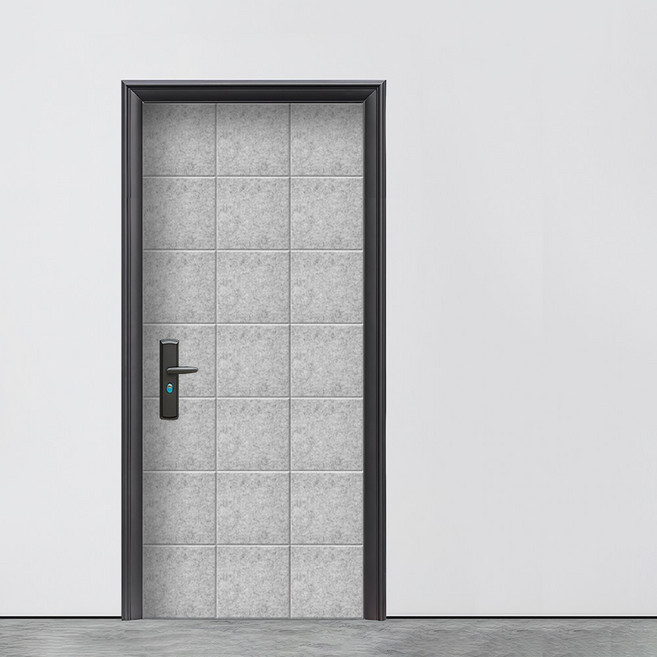 베라스코 자석형 현관문 방음재 방음판 2in1 접착식 30 x 30cm, 그레이, 24개