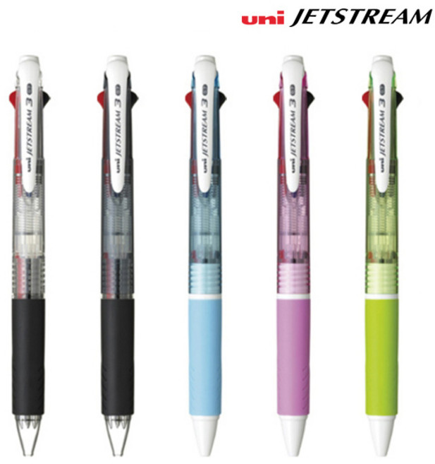 제트스트림 유니 유성펜 3색 0.7mm SXE3-400-7, 블랙, 10개입