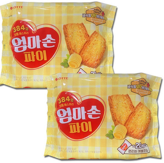 엄마손파이 254gX2개, 254g, 2개