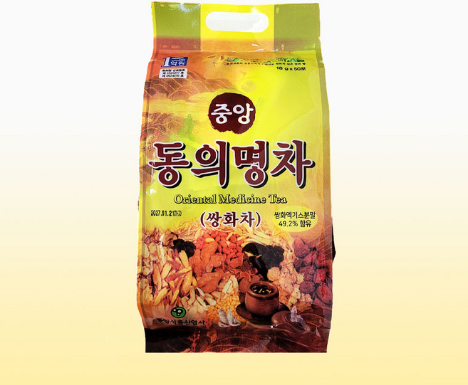 중앙 동의명차 50T 벌크포장/일회용 전통차 한방차, 50개, 50개입, 18g