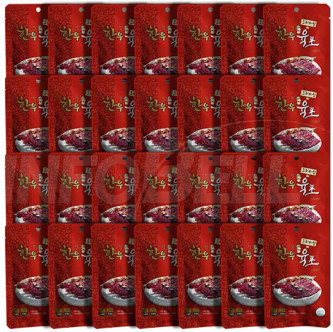 [TV홈쇼핑정품 인포벨] 프리미엄 한우 육포 윤봉기 간식 저지방 고단백 육포선물세트 안주, 28개, 15g