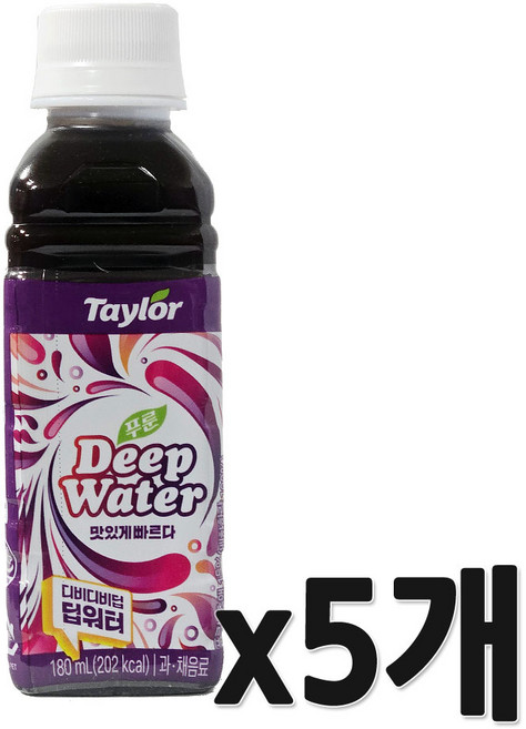 테일러 푸룬 딥워터, 180ml, 5개