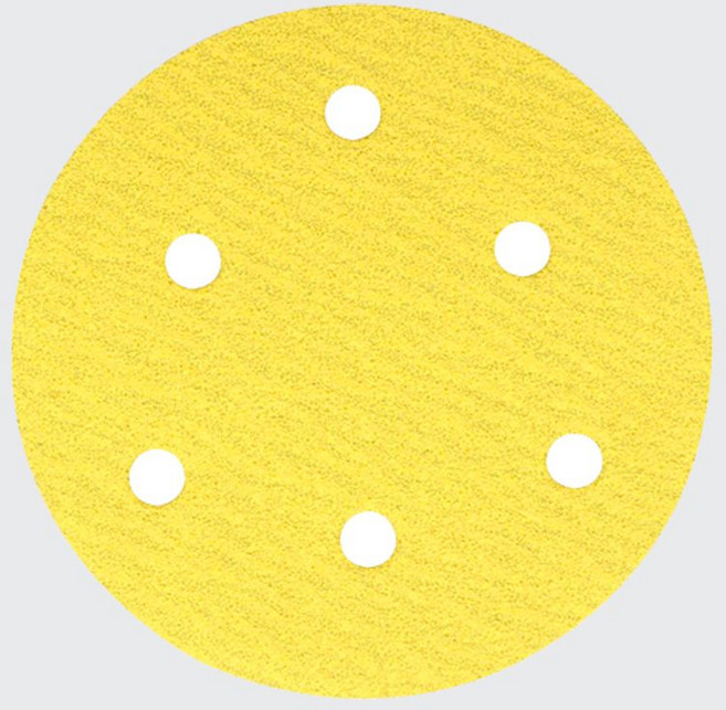 샌더페이퍼 5인치 6홀 60방 그라인더날 사포 그라인더 사포날 사포페이퍼 샌딩페파, 1개