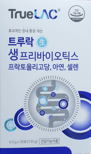 휴럼 트루락 생 프리바이오틱스 4.5g 30포, 1박스