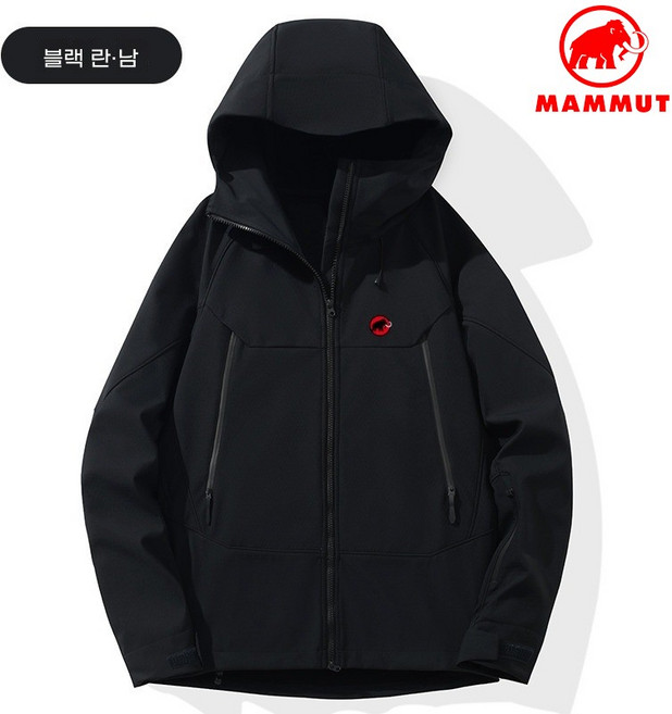 MAMMUT 마무트 매머드 봄가을 아웃도어 소프트 케이스 가모 커플형 돌격복 남자 보온 외투 통풍 방수 여자 등산복