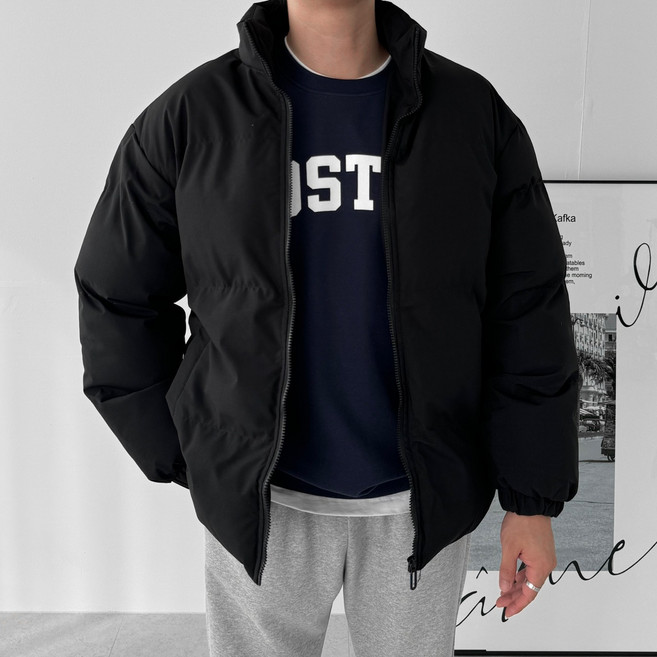 이더커머스 남성용 겨울 숏 패딩 점퍼