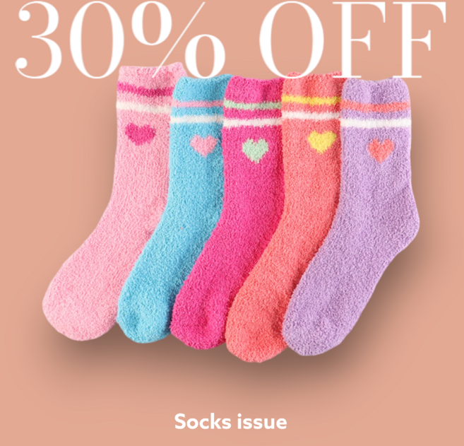 양말이슈 국산 보들보들 수면양말 5족