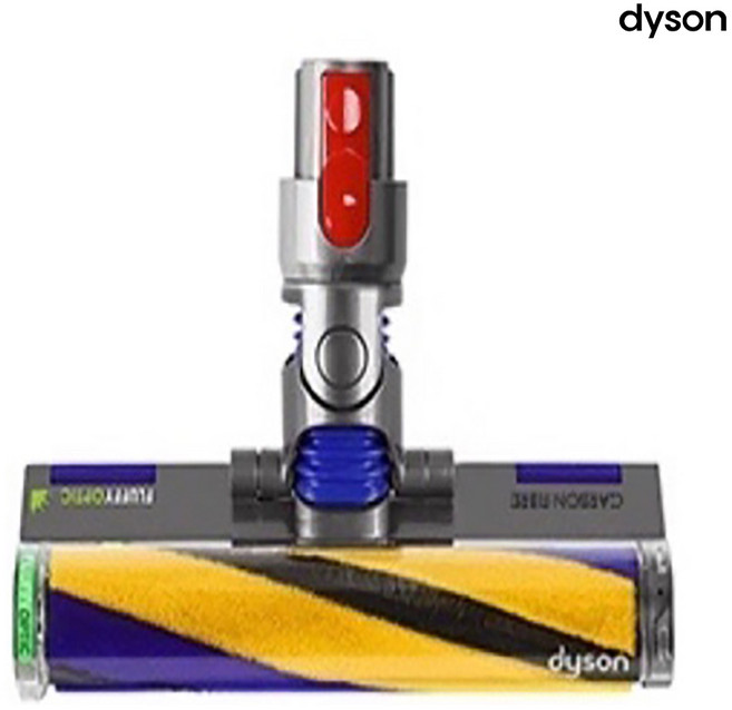 정품 다이슨 신형 디텍트 레이저 청소기 소프트롤러 플러피옵틱 클리너 헤드 V7 V8 V10 V11 V15 GEN5, V10슬림 V12 디지털슬림(슬림 플러피옵틱), 1개