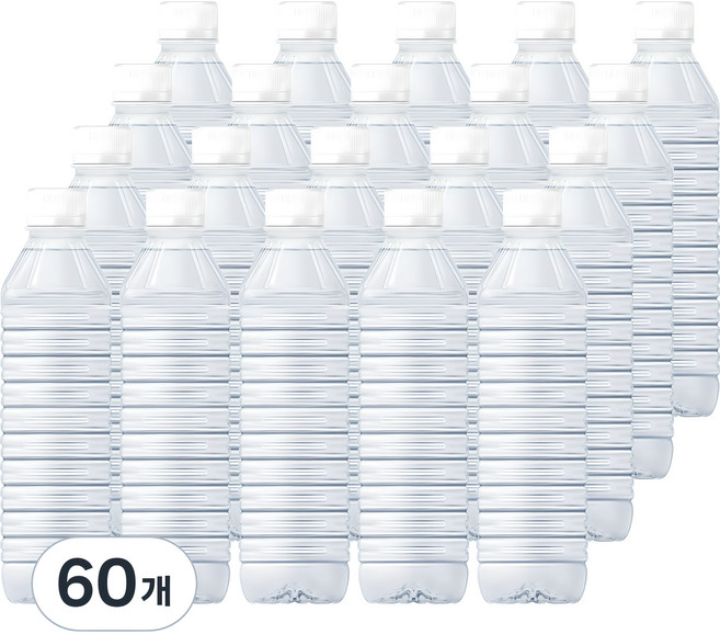 물하나 지리산 eco 생수 무라벨, 500ml, 60개