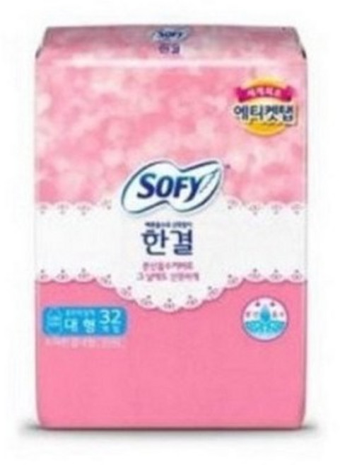 쏘피 한결 생리대 라이너, 대형, 32개입, 1개