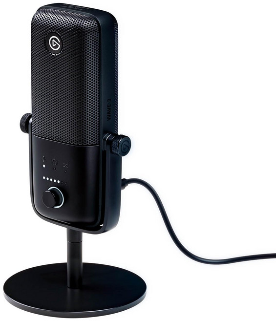 [Amazon.co.jp Wave:3 - USB & Mac PC 한정]Elgato 프리미엄 콘덴서 마이크 [블랙]블랙, 블랙, 웨이브: 3
