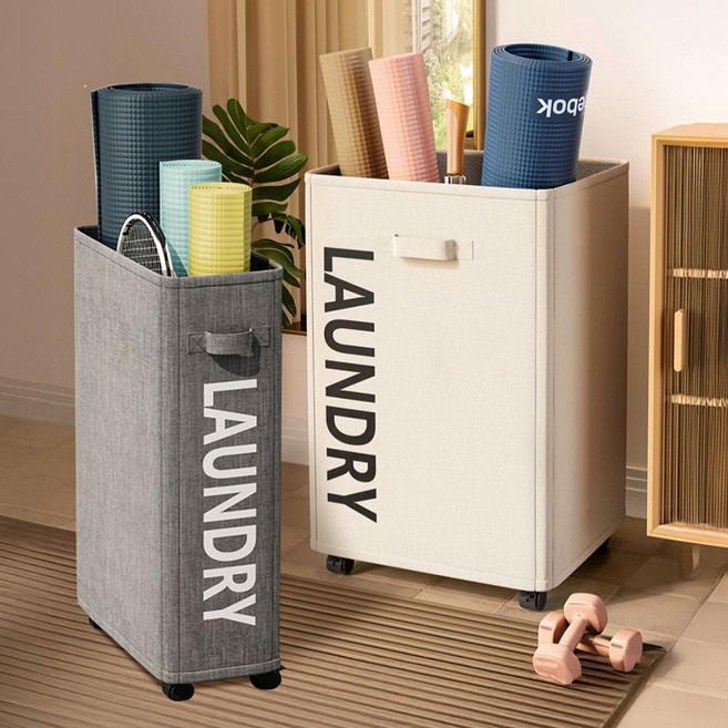 빨래 바구니 헬스 요가매트 폼폴러 수납 바구니 빨래 정리함 보관함, 본상품선택, 1개
