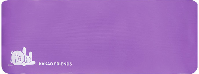 카카오프렌즈 NBR 요가매트 20mm 헬스 스트레칭 홈트, 퍼플