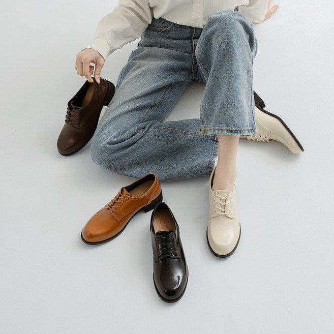 소보제화 로시니 베이직 여성 더비로퍼 3cm