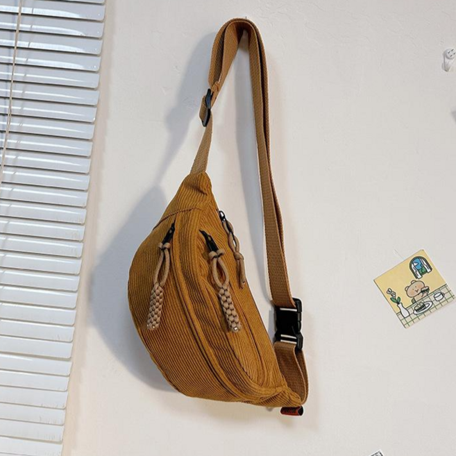 지벨라 데일리 골덴 크로스백 슬링백 숄더백 여행용가방