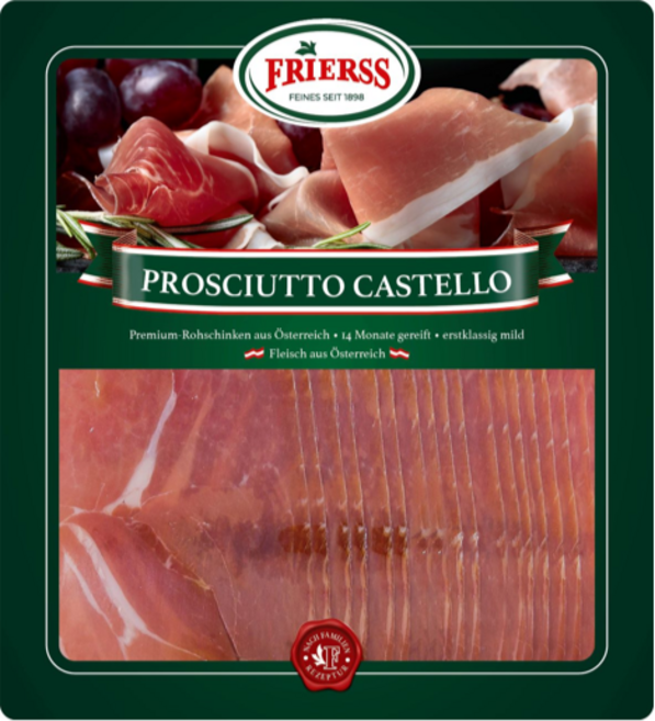 [프리어스] 프로슈토 카스텔로 슬라이스, 1개, 80g