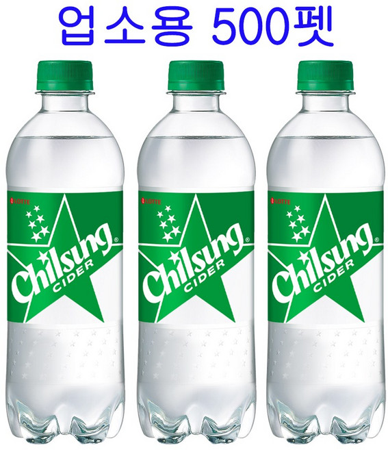롯데칠성음료 칠성사이다, 500ml, 20개