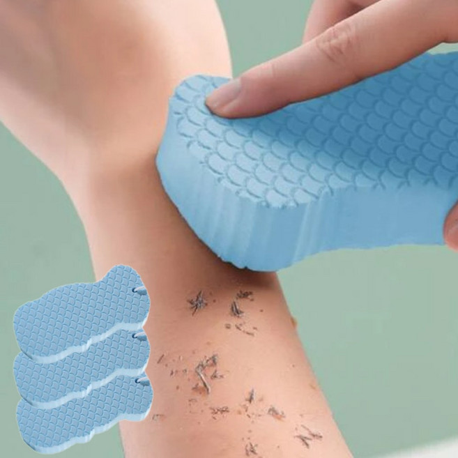 에이치패션 쓱싹 때펀지 매직 때밀이, 3개, 블루, 1개입