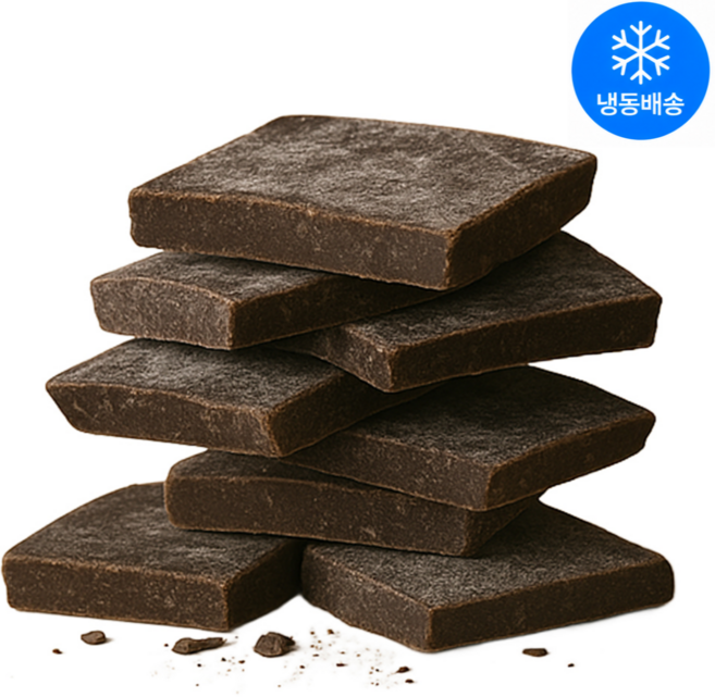 [비알칼리] 제로 무설탕 다크초콜릿 100% 건강한 간식, 1개, 500g