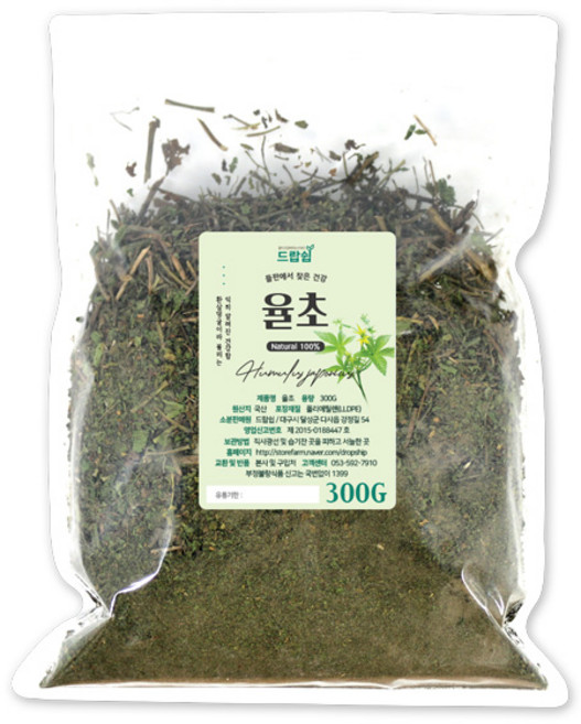 율초(국산) 300g 건조 율초 환삼덩굴 건강 한방 차, 1개