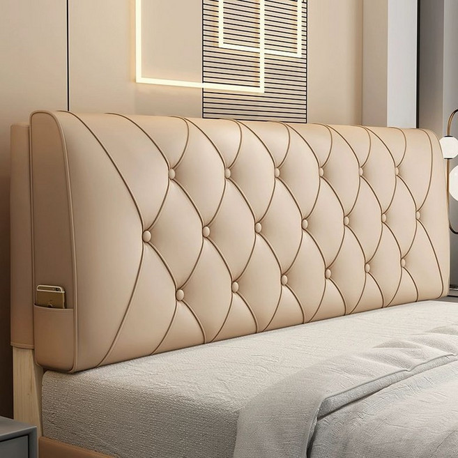 침대 헤드쿠션 프레임 헤드보드 머리 커버 벽쿠션 리폼, 테크 패브릭-모니카-다이아몬드