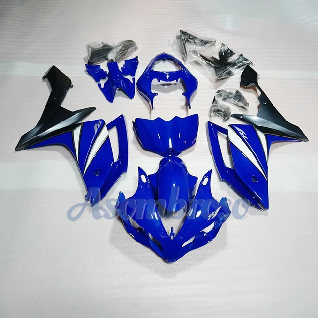 야마하 R1 2007 yzf 오토바이 페어링 바디워크용 밝은 파란색 풀 키트 신제품, 13 Colour12