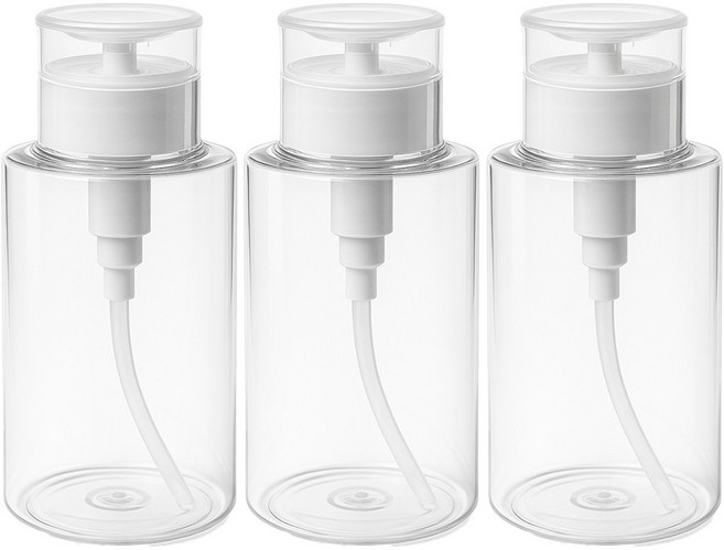 제로리빙 원터치 리무버 토너 펌프 공병, 300ml, 3개, 투명