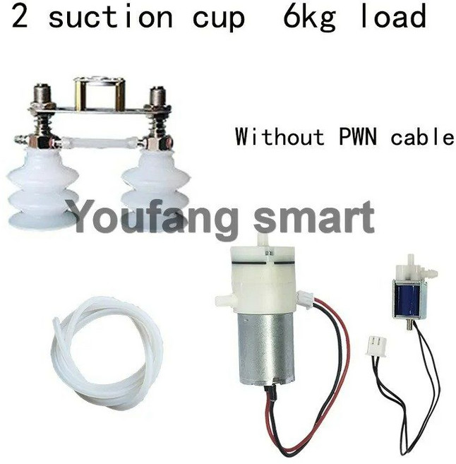 1361020kg Arduino 로봇 DIY 키트 용 공기 펌프 흡입 컵 PWM 제어 케이블 암 프로그래밍, 6kg load set B