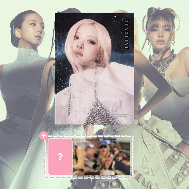 [사은품] 블랙핑크 앨범 미니 3집 DEADLINE 데드라인 SILVER Ver 실버 개인반, SILVER_로제 + 사은품