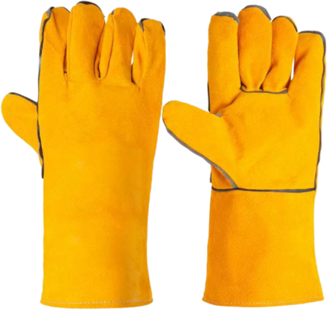 BBQ 가죽 방염 장갑, 1개