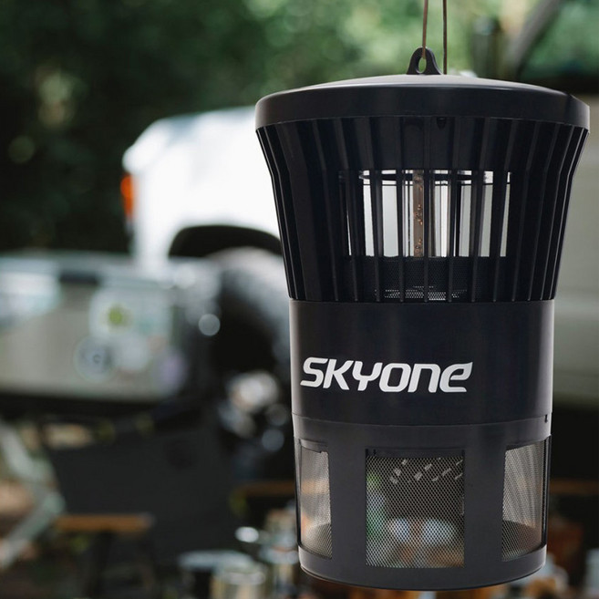 Skyone 야외용 실내용 스카이엠 LED 해충퇴치기 포충기날벌레 모기 벌레 파리 업소용 가정용해충퇴치기, 단품
