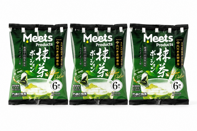 미츠 말차포션 액상말차, 3개, 6개입, 18g